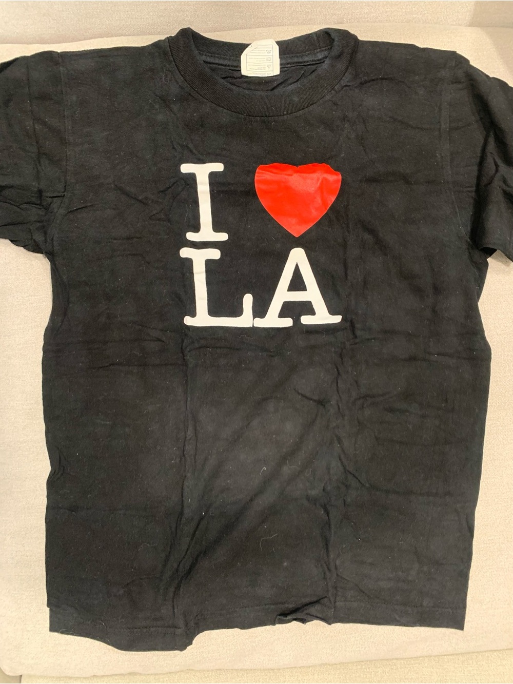 Women Black 'I ♥ LA' Graphic Tee